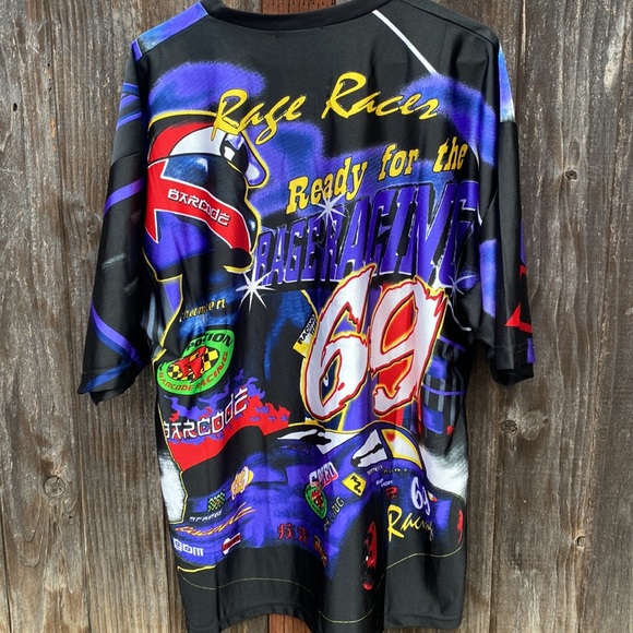 Barcode Speed Racing 69 Road Rage Racer Shirt - Picture 5 of 13